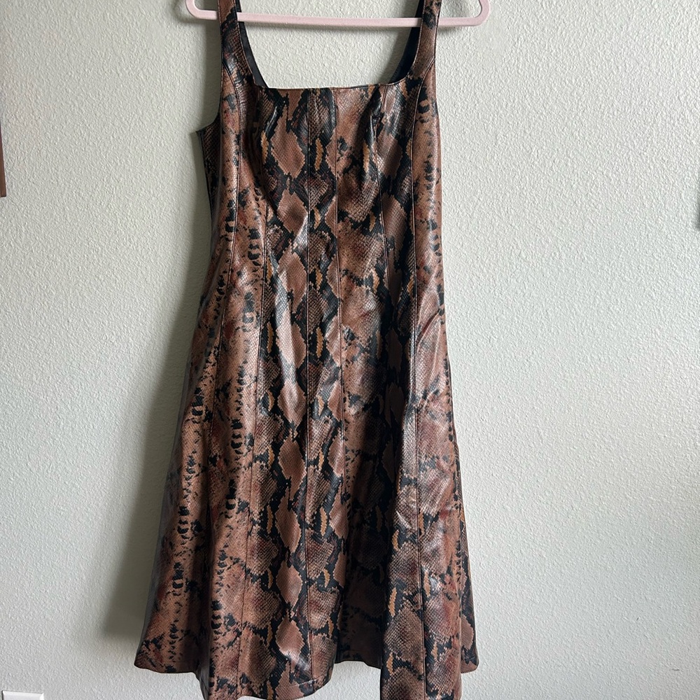 7 for all Mankind Snakeskin Dress